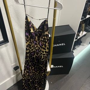 Long leopard zara dress